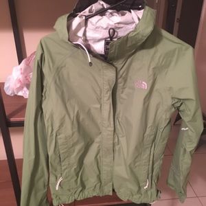 North Face rain jacket size small